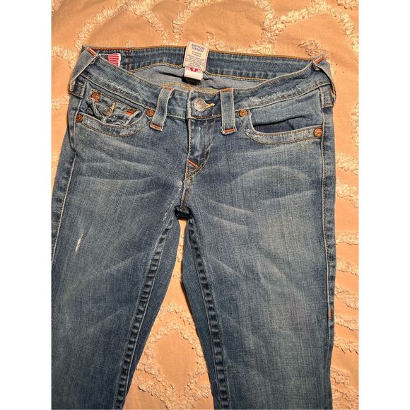 Authentic True Religion Jeans| Joey size 28 inch | boot cut low rise - Picture 7 of 13